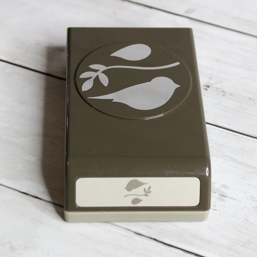 Stampin' Up Bird Leaf Branch Paper Punch Builder